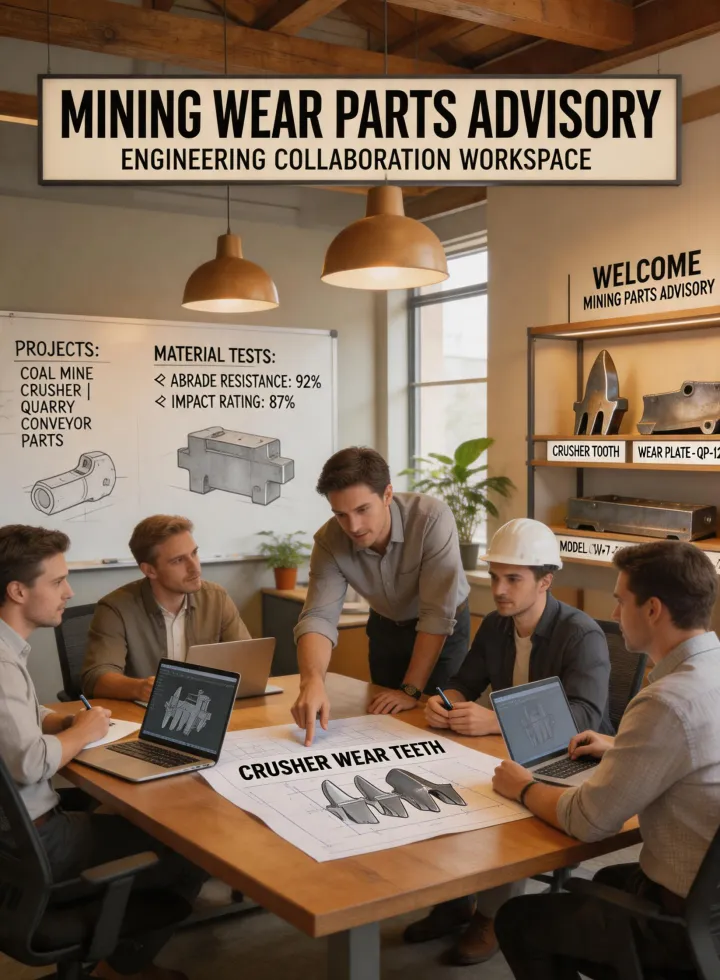 Engineering collaboration workspace for mining wear parts